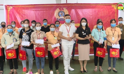 Các doanh nghiệp ở thị xã Mỹ Hào vượt qua khó khăn đảm bảo việc làm, chăm lo cho người lao động