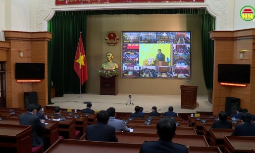 Hưng Yên dự hội nghị trực tuyến toàn quốc triển khai kế hoạch năm 2022 