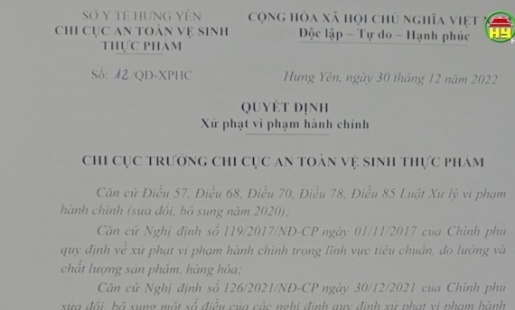 Xử phạt vi phạm quy định nhãn hiệu hàng hoá