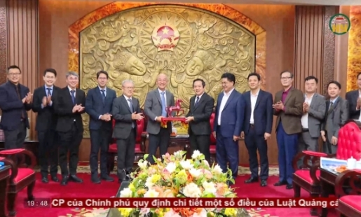 Chủ tịch UBND tỉnh tiếp Tập đoàn WHA