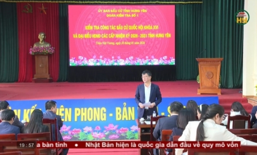 Kiểm tra công tác chuẩn bị bầu cử tại một số địa phương