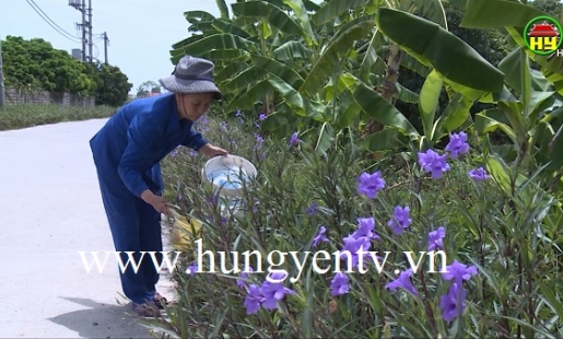 Người phụ nữ làm đẹp đường quê ở Phù Cừ 