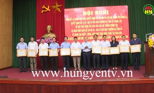 Hưng Yên: Tổng kết 10 năm thực hiện quy chế công tác dân vận của hệ thống chính trị