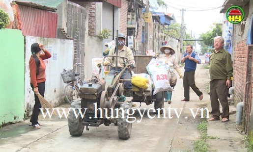 Tiên Lữ có 72 tổ đội vệ sinh môi trường