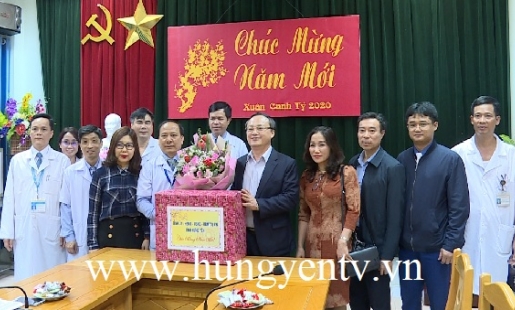 Bí thư Tỉnh ủy Đỗ Tiến Sỹ thăm, chúc tết các cơ quan, đơn vị