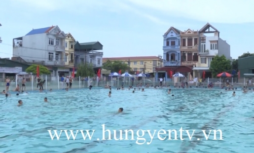 Cải tạo sân chơi, ao bơi cho trẻ em Hưng Yên trong dịp hè