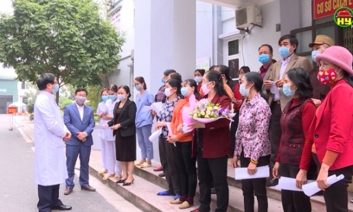 25 trường hợp F1 huyện Tiên Lữ được kết thúc cách ly tập trung