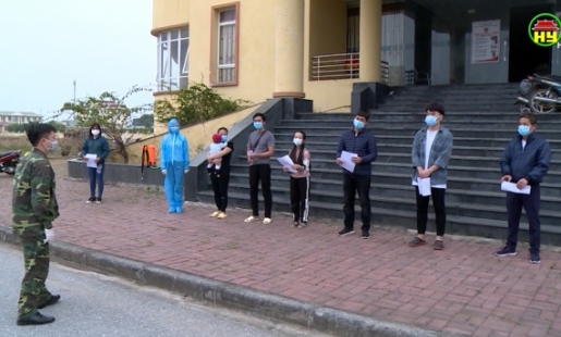 8 trường hợp F1 ở Khoái Châu được kết thúc cách ly tập trung