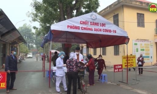 Huyện Khoái Châu quyết liệt, chủ động phòng chống dịch Covid-19