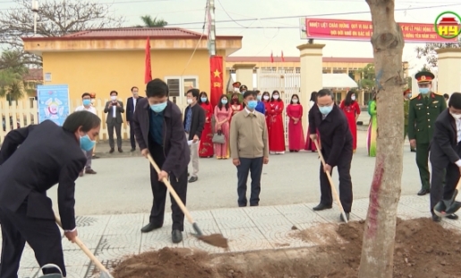 Lễ phát động tết trồng cây “ Đời đời nhớ ơn Bác Hồ” Xuân Tân Sửu tỉnh Hưng Yên năm 2021