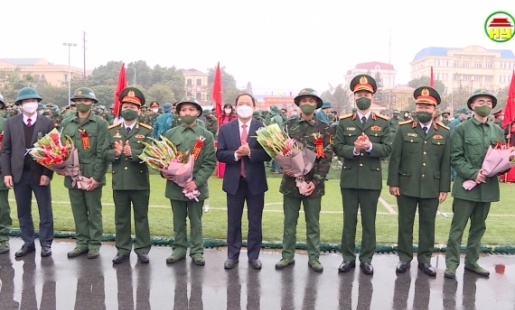 Huyện Văn Lâm tổ chức lễ giao nhận quân năm 2022
