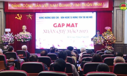 Hội đồng hương Báo chí – Văn nghệ sĩ Hưng Yên tại Hà Nội gặp mặt đầu xuân