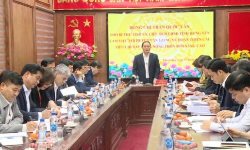 Tập trung hoàn thiện các tiêu chí xây dựng NTM nâng cao