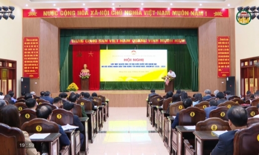 Gặp mặt người ứng cử đại biểu Quốc hội và HĐND tỉnh