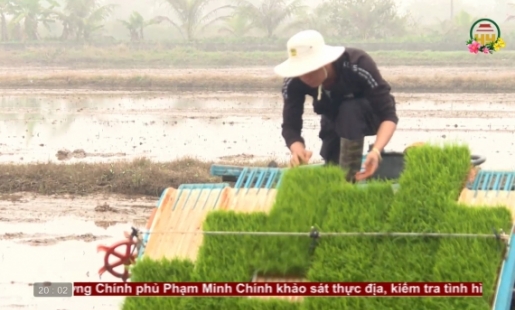 Nông dân xuống đồng đầu năm