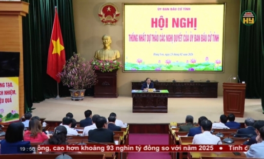 Thống nhất dự thảo nghị quyết của Ủy ban bầu cử tỉnh