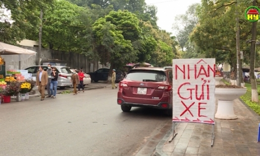Buông lỏng quản lý điểm trông giữ xe ở thành phố Hưng Yên