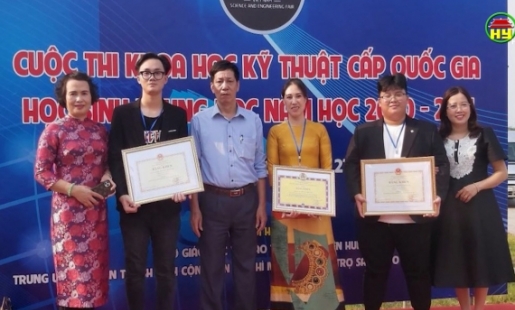 Học sinh Hưng Yên đạt giải cao cuộc thi KHKT toàn quốc