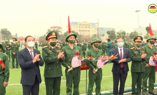 Huyện Văn Lâm tổ chức lễ giao nhận quân năm 2021