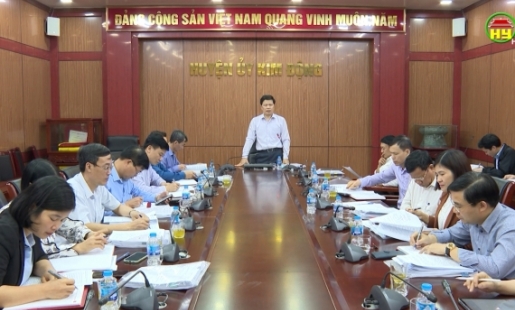 Kiểm tra công tác chuẩn bị bầu cử tại Kim Động