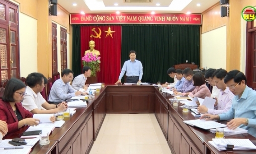 Thường trực HĐND tỉnh làm việc với huyện Yên Mỹ về công tác chuẩn bị bầu cử