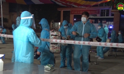 Tiếp nhận và cách ly 270 công dân trở về từ Nhật Bản