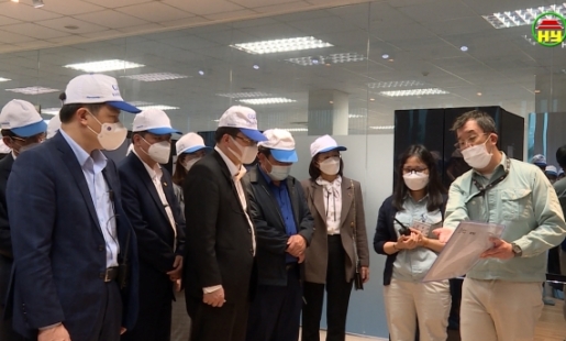 Đoàn công tác của Tỉnh ủy Sơn La thăm khu công nghiệp Thăng Long 2 