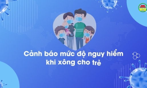 Không nên xông cho trẻ F0