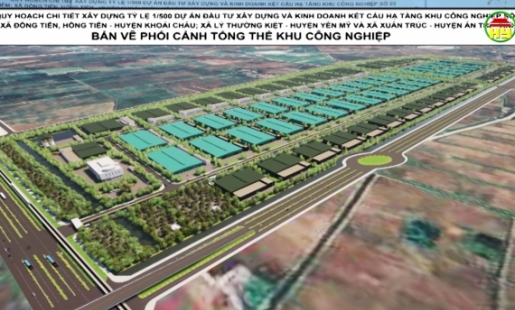 Phê duyệt Đồ án quy hoạch chi tiết xây dựng kết cấu hạ tầng Khu công nghiệp số 03