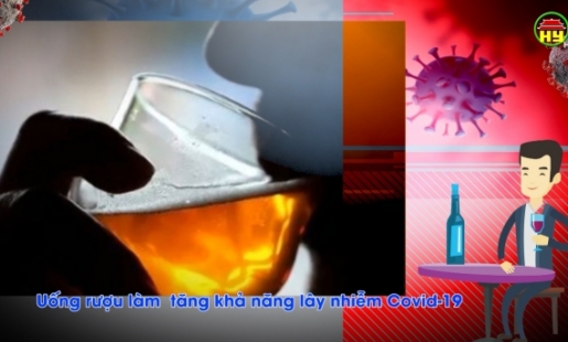 Uống rượu không ngăn ngừa được Covid-19