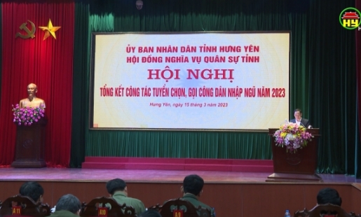 Tổng kết công tác tuyển gọi công dân nhập ngũ 2023