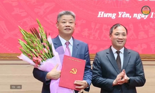 Điều động, chỉ định Phó Bí thư Tỉnh ủy Hưng Yên