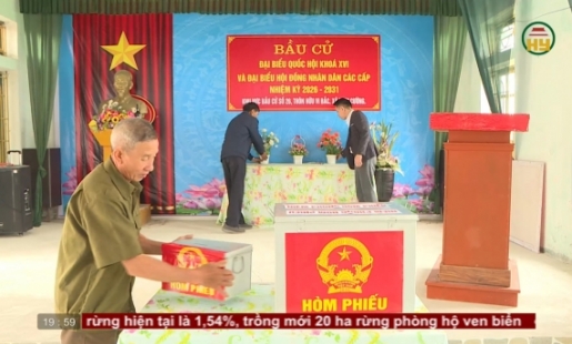 Giáo xứ Hữu Vi rộn ràng ngày bầu cử