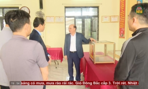 Kiểm tra công tác chuẩn bị bầu cử