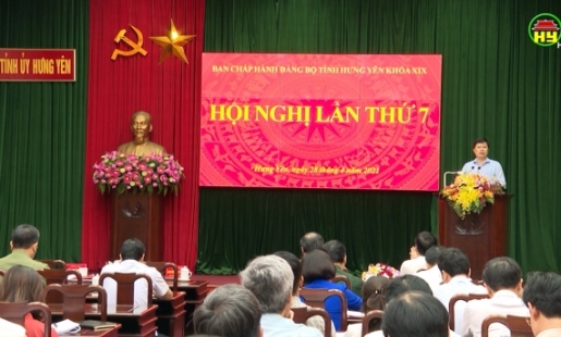 BCH Đảng bộ tỉnh khóa XIX tổ chức hội nghị lần thứ 7 