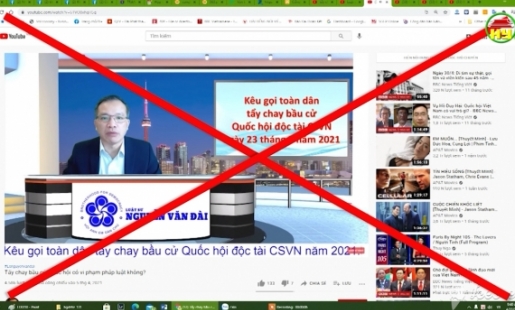 Cảnh giác với thông tin xấu độc về bầu cử trên không gian mạng