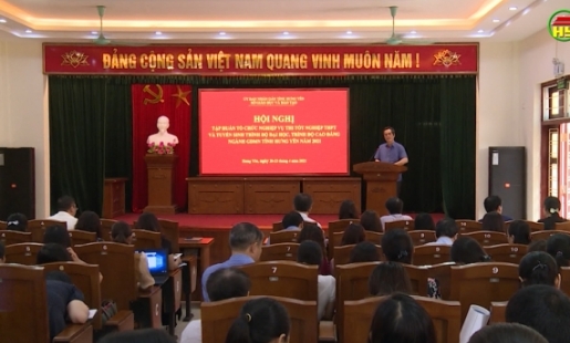 Tập huấn nghiệp vụ về công tác tổ chức thi Tốt nghiệp THPT