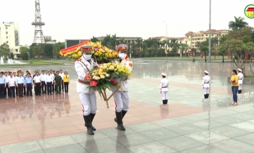  Tỉnh ủy, HĐND, UBND, UBMTTQVN tỉnh tổ chức dâng hương, dâng hoa tại các di tích lịch sử 