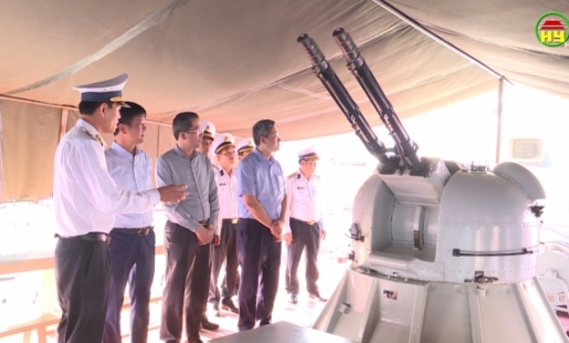 Ban tuyên giáo Tỉnh ủy thăm và làm việc tại  vùng I Hải Quân