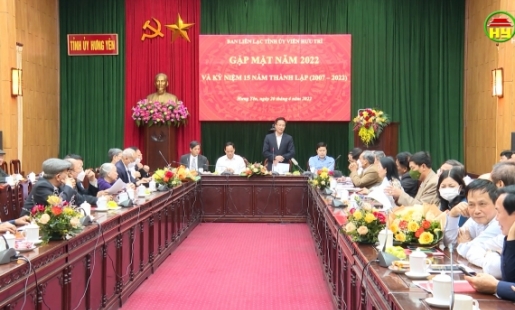 Thường trực Tỉnh ủy Hưng Yên gặp mặt Tỉnh ủy viên hưu trí 