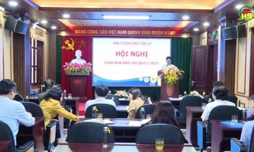 Giao ban báo chí quý 1/2023