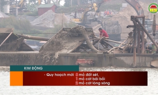 Kim Động quy hoạch 11 mỏ khai thác tài nguyên, khoáng sản