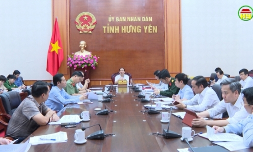 UBND tỉnh  Hưng Yên họp với các thành viên xem xét cho ý kiến về 1 số nội dung quan trọng