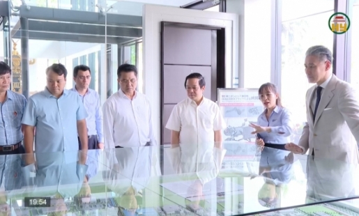 Đồng chí Bí thư Tỉnh ủy làm việc tại Khu công nghiệp Thăng Long II