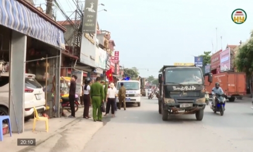 Lập lại trật tự hành lang an toàn giao thông