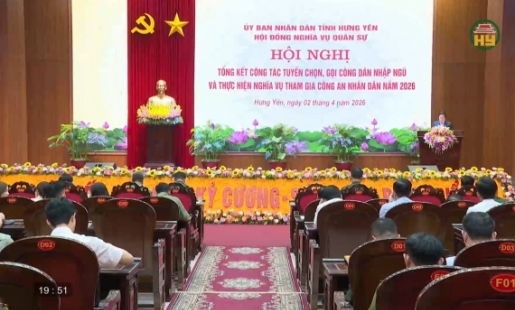 Tổng kết công tác tuyển quân năm 2026