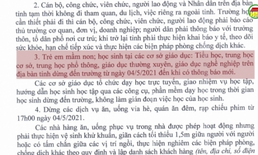 Hiệu quả của việc cho học sinh nghỉ sớm