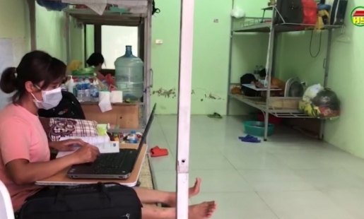Những lớp học trong khu cách ly