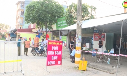 Thị xã Mỹ Hào thực hiện dãn cách xã hội