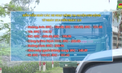 Xe quá khổ, quá tải vẫn ngang nhiên hoành hành